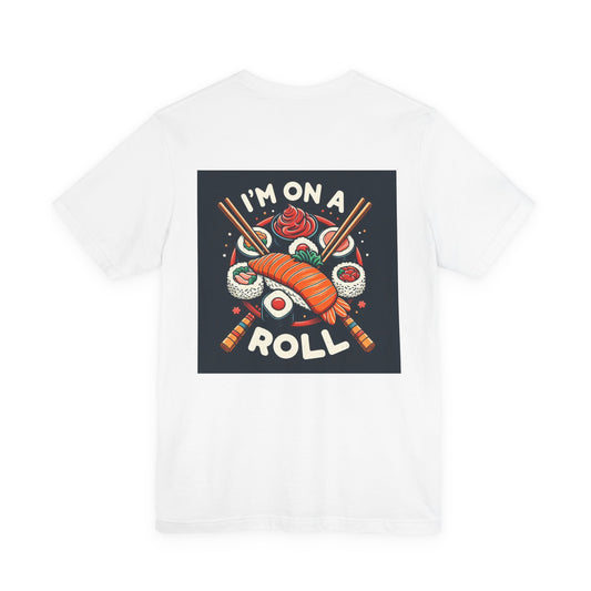 I'm On A Roll Sushi Tee (Navy Print)