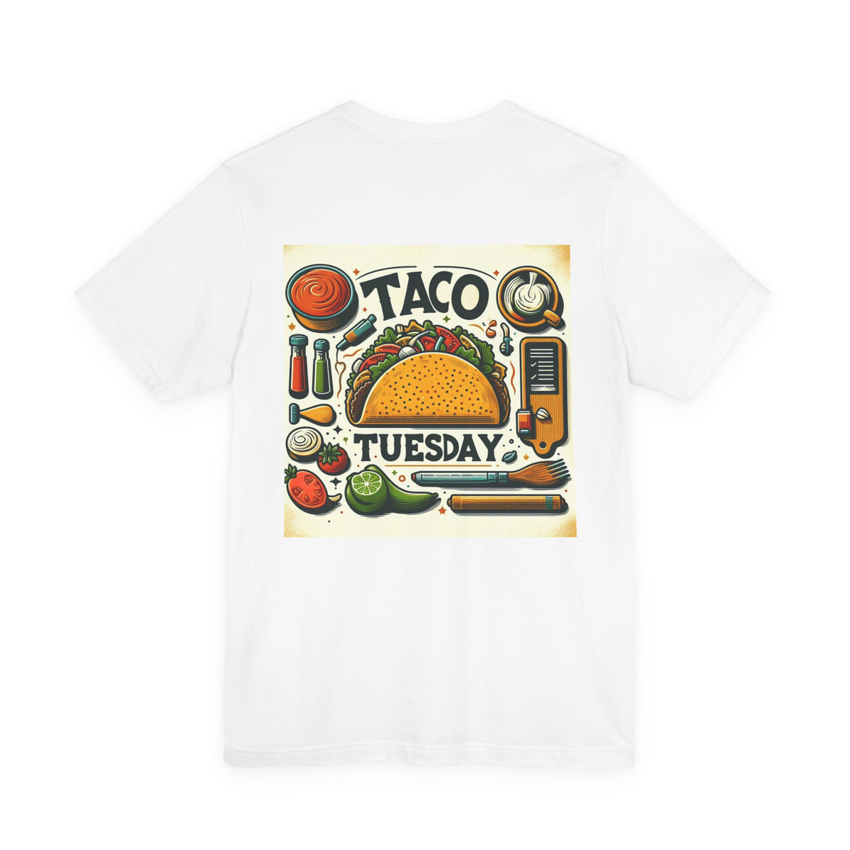 Taco Tuesday Tee (Cream Print)